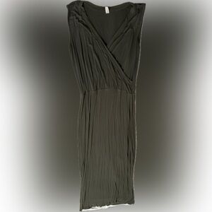 Loveappella Dark Olive Maxi Dress